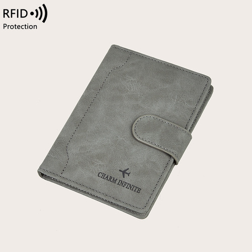 Anti-theft passport bag minimalist passport cover clip document bag for men and women travel passport holder