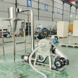 氨基酸碳酸钙磨粉机 碱片红糖冰糖打粉机 工业香精鸡精面条粉碎机
