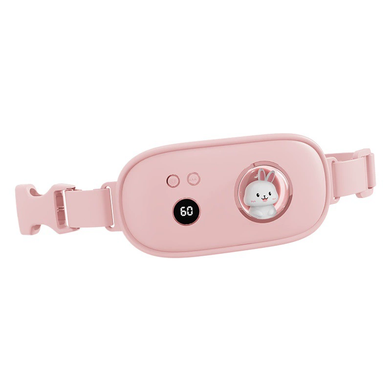 Новая модель теплого массажера для живота для ухода во время менструации, интеллектуальное устройство с вибрацией и подогревом, пояс для женщин, защита и согреватель для талии.