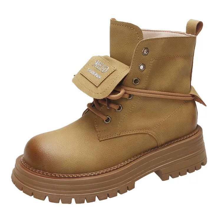 Martens, universal low boots platform English style, British style