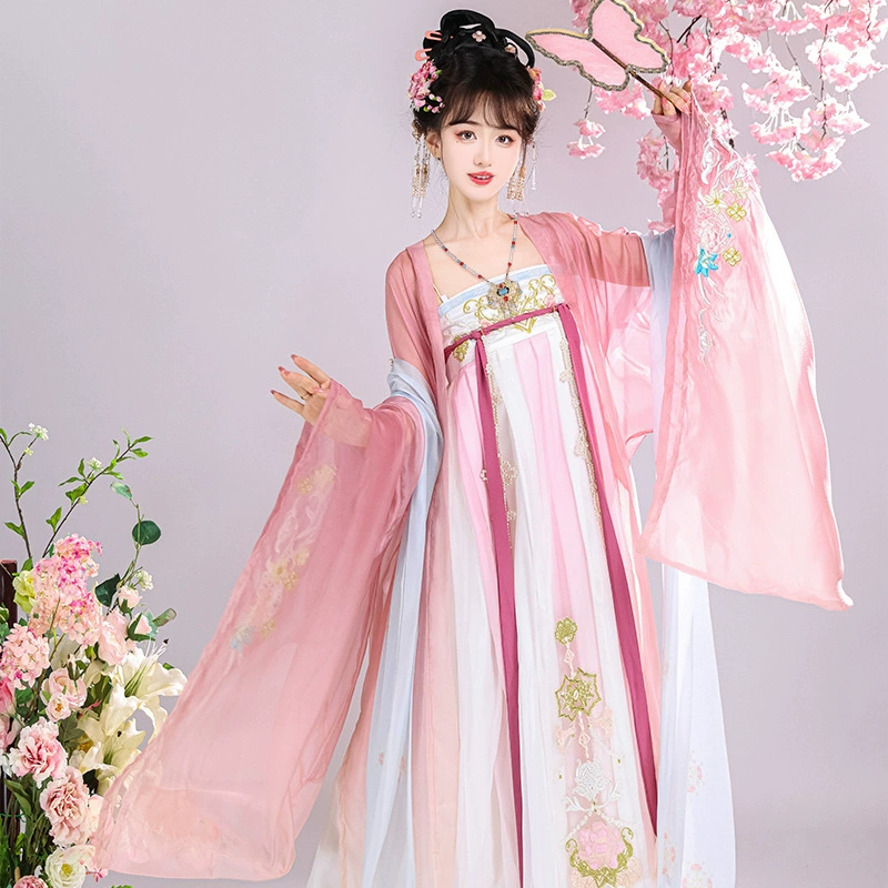 2024 новый оригинальный Hanfu женский китайский стиль улучшенный китайский элемент