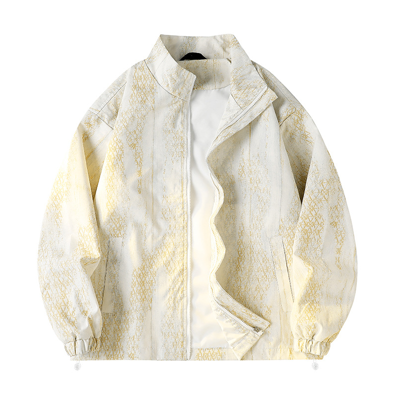 2024 nueva chaqueta casual japonesa primavera y otoño moda de hombre collar suelta moda de abrigo universal chaqueta superior