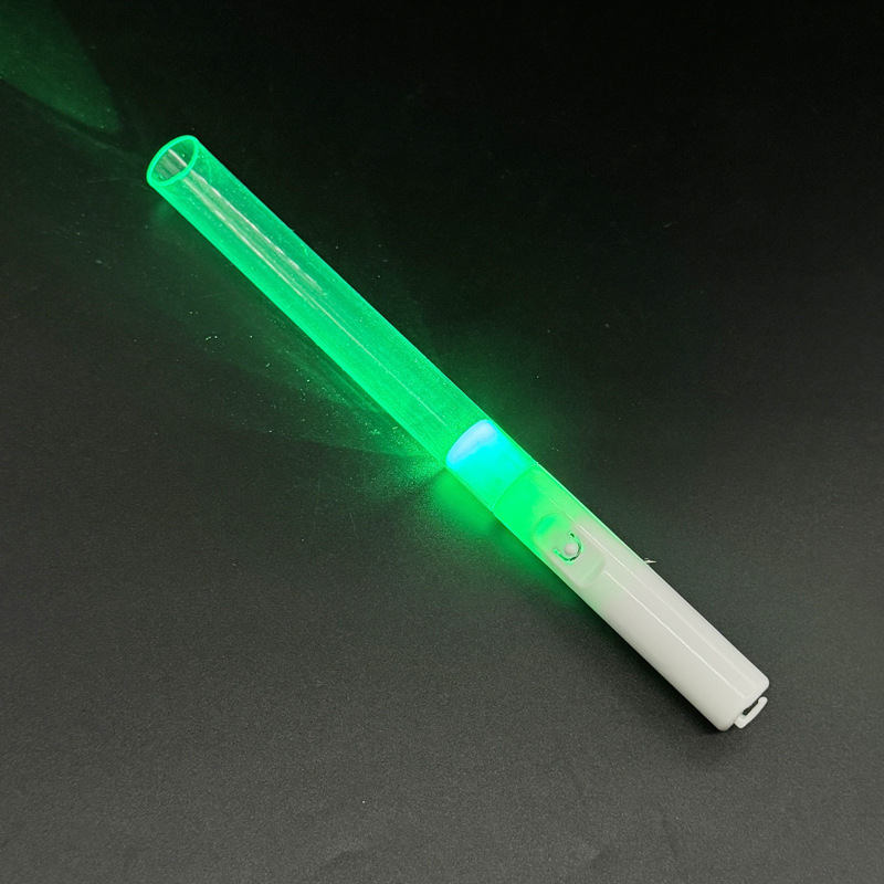 긴 아크릴 손잡이 녹색