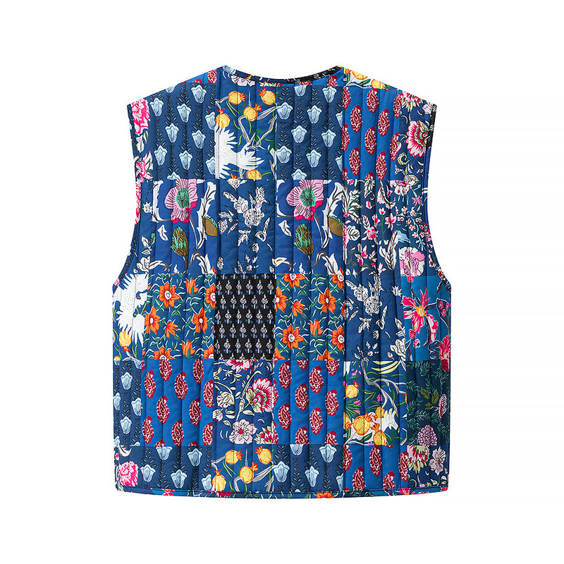 Cross-Border Women's Clothing Wholesale European and American Style 2025 New Fashion Printed Sleeveless Vest Simple Vest Top