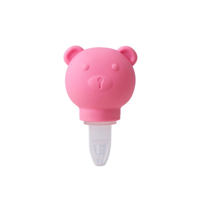 Aspirador Nasal Manual para Bebé de Silicona y PP para Limpieza Nasal