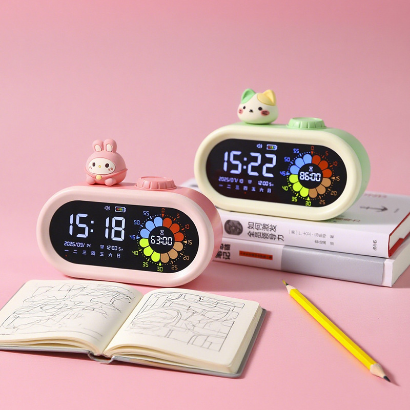 Source manufacturers visual alarm clock intelligent electronic alarm clock student wake-up artifact multi-function clock alarm clock