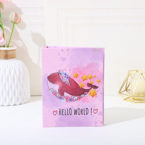 Zheyu new product 4R6 inch 100 sheets insert photo album cartoon girl cover children photo album wholesale cross-border
