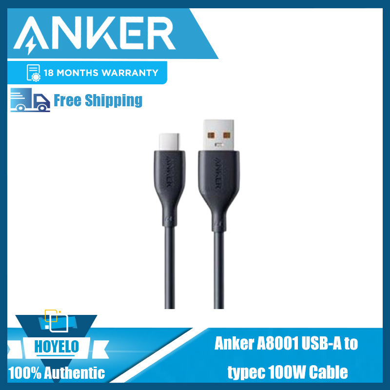 Anker Anker 100W Fast Charging Data Cable Usb-A to Typec6A High Current Android A8001
