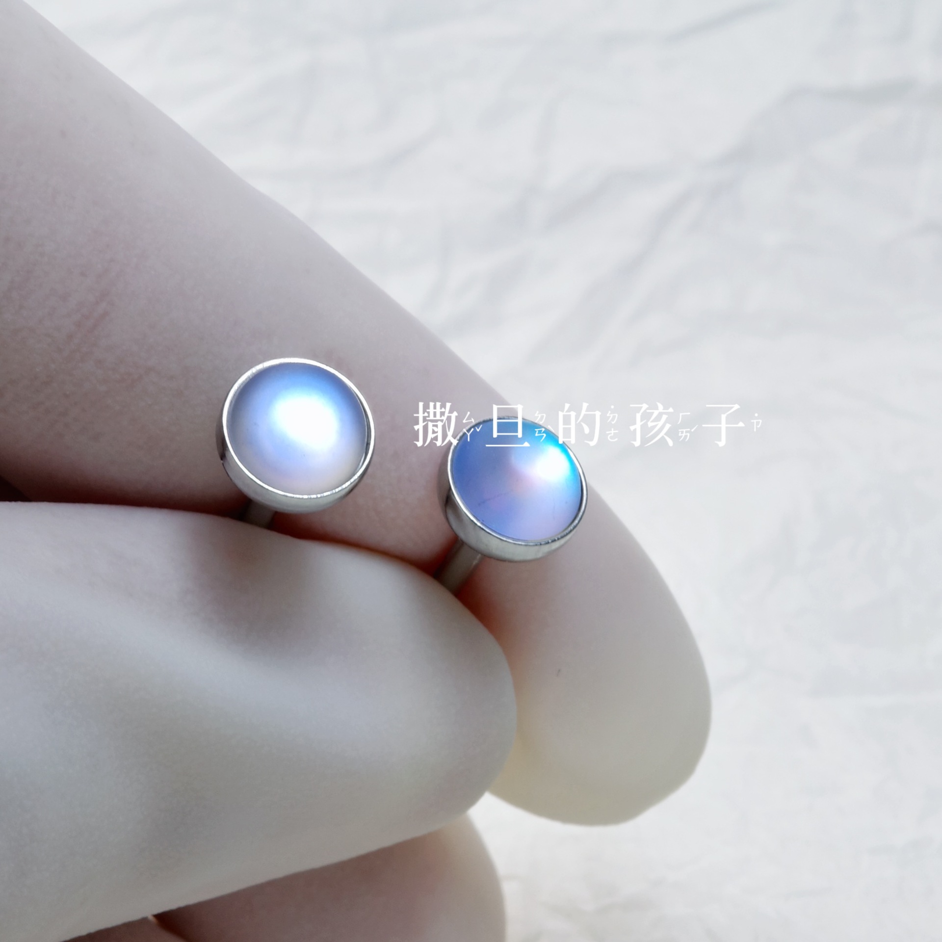 Labret stud lip piercing jewelry styling detail