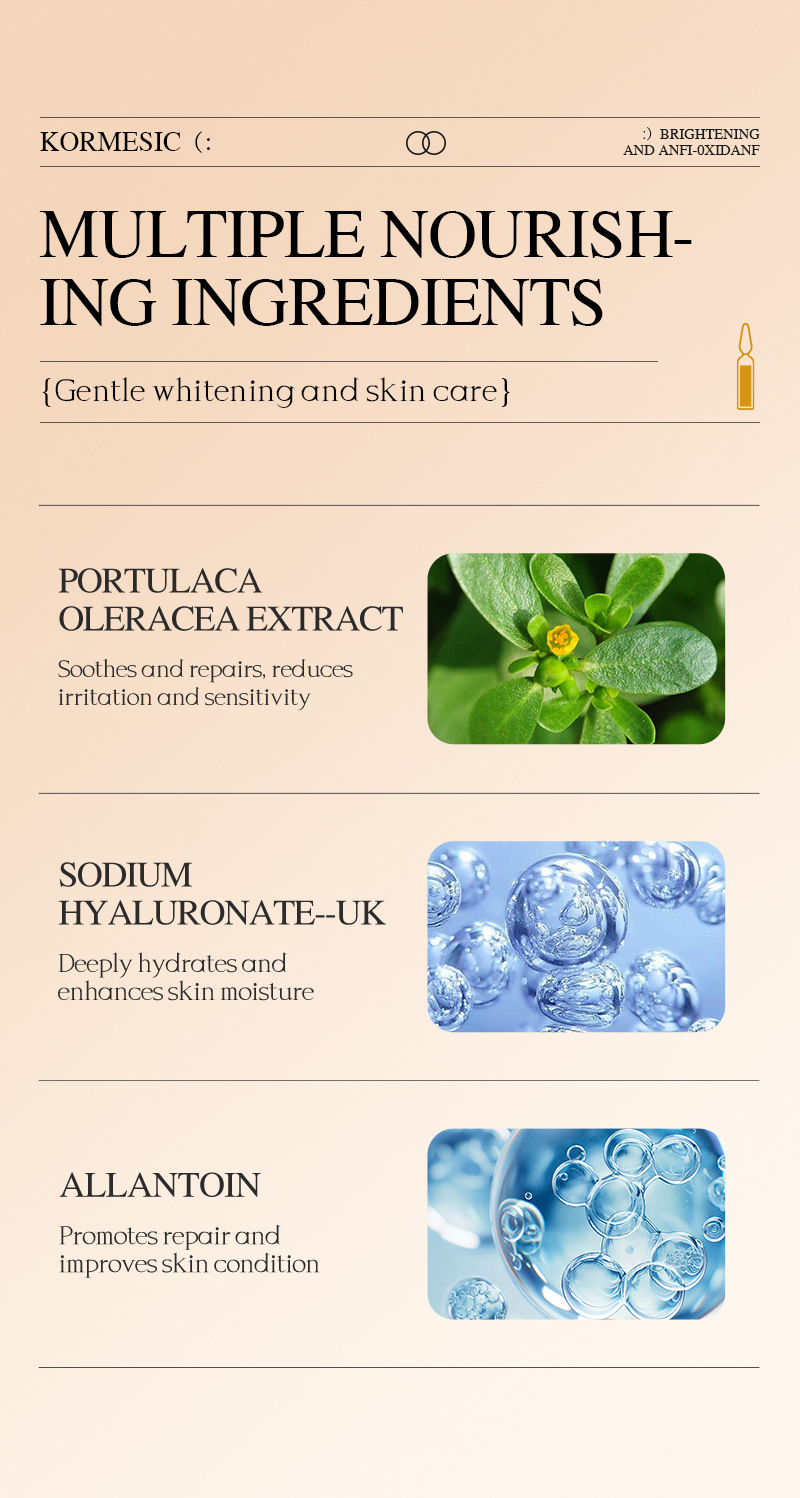 Cross-border stock VC Niacinamide brightening essence KORMESIC Essence gentle moisturizing wholesale