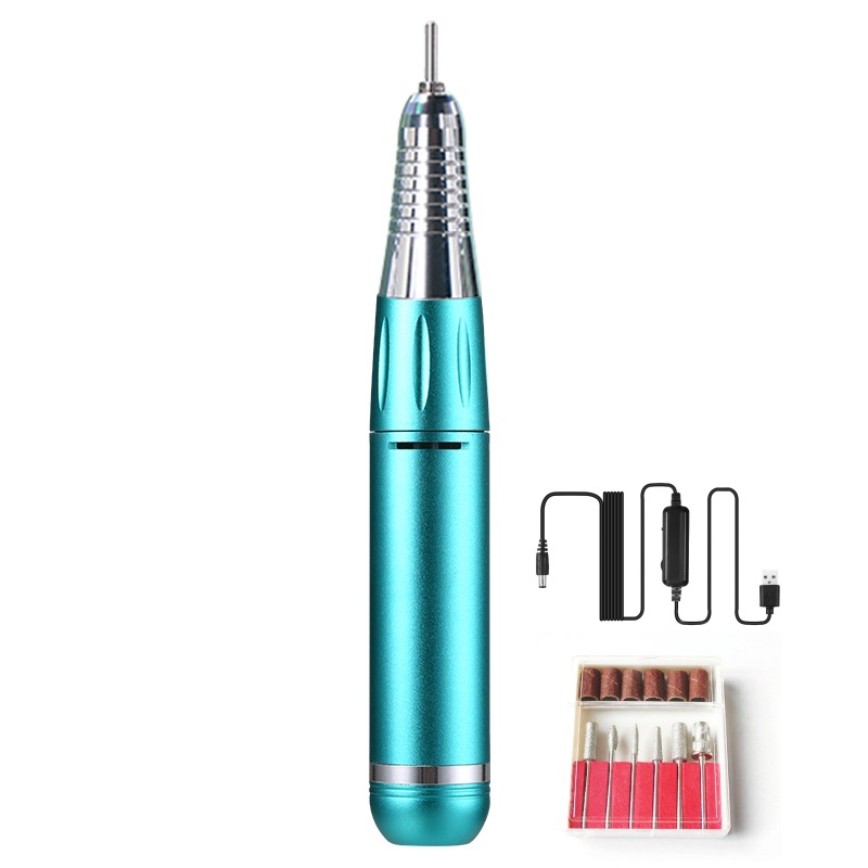 Nuevo 35000-turn USB portátil esmalte de uñas pluma con pantalla de visualización removedor de uñas eléctrico de la piel muerta