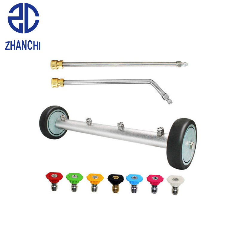 跨境双用清洗机动力洗车底地面套件30度45度 直角延长棒4000psi