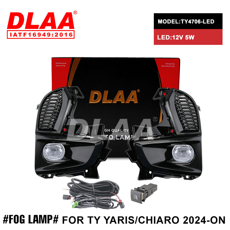 Aplicable a TOYOTA YARIS / CHIARO 2024 - ON conjunto de lámpara de niebla delantera LED modificado lámpara de viaje de día image 1