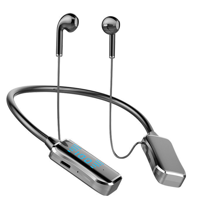 私のモデルのクロスボーダーは首のbluetoothのイヤホンを掛けてビジネスのk歌のbluetoothの無線のイヤホンの超長い待機の卸売りを走ります。|undefined