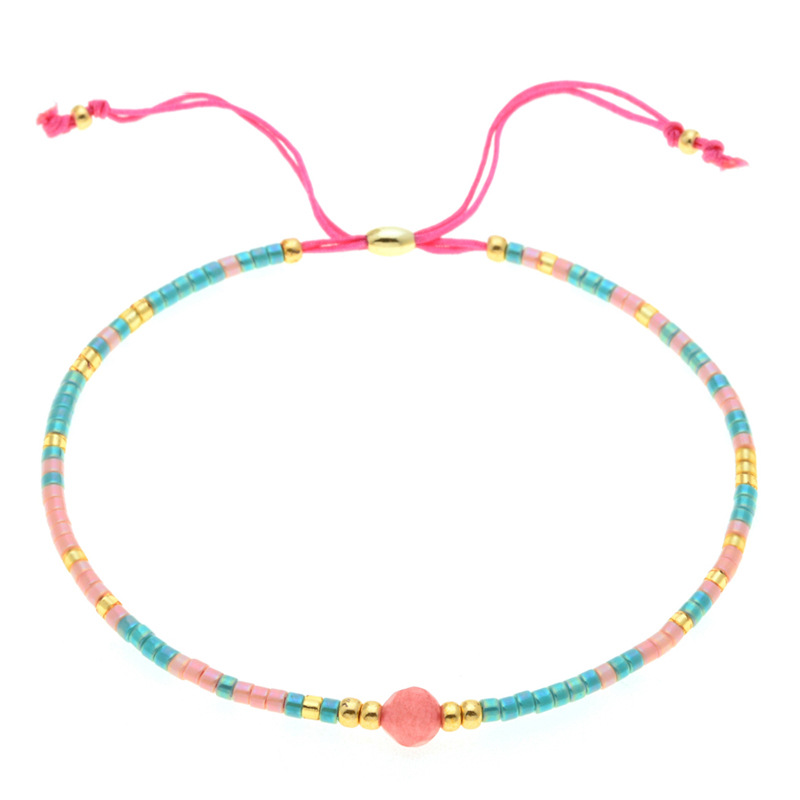 Niche design bohemian miyuki beads hand-beaded stacked with small bracelets