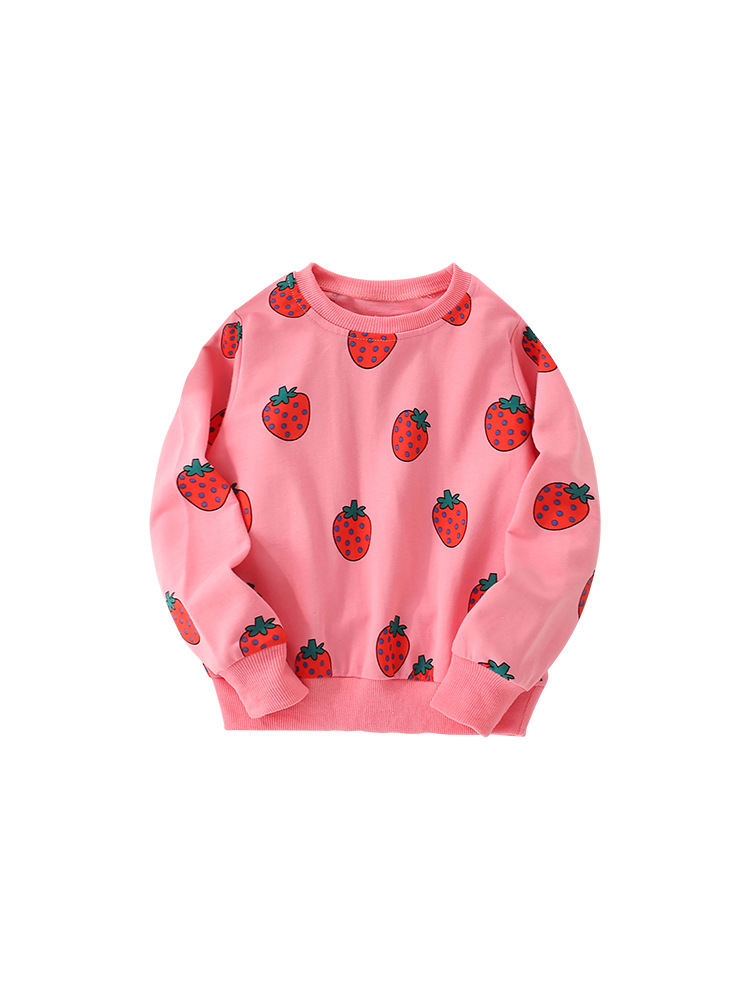 Cross-border malwee chaqueta infantil otoño y invierno nuevo estilo europeo y americano para niños de mediana edad de cuello redondo de manga larga linda chaqueta de otoño para niñas