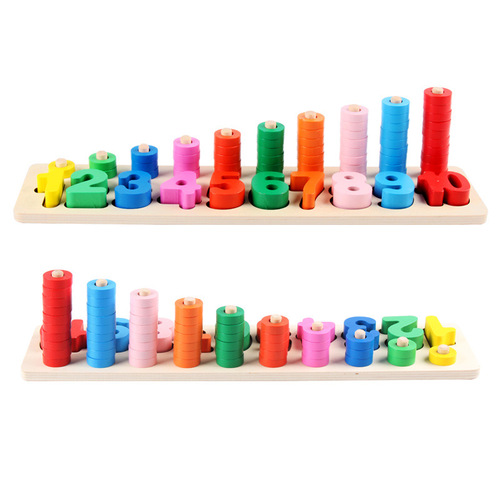 Montessori teaching aids kindergarten shape alphabet number cognitive logarithm board geometric figure educational baby early education toys