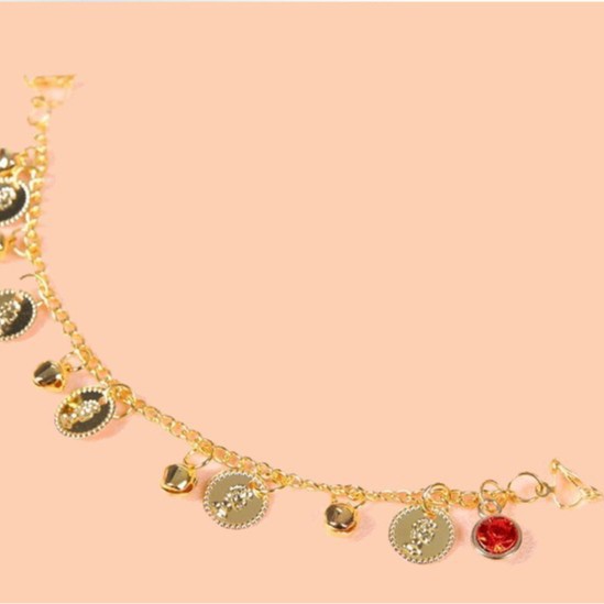 Accesorios de Danza al por Mayor, Accesorios de Danza India, Clip Nasal para Danza del Vientre, Anillo Nasal, Cadena Nasal Étnica con Piedras Preciosas, Tocado