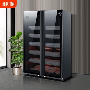 Haotaitai Commercial Disinfection Cupboard Stainless Steel Large Capacity Hot Air Circulation Uv Vertical Double Door Hotel Catering