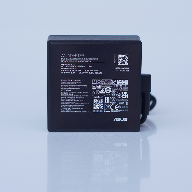 Suitable for 130W Asus X13 X2023Z13Rog Notebook 20V6.5A Charging Port Typec Power Adapter