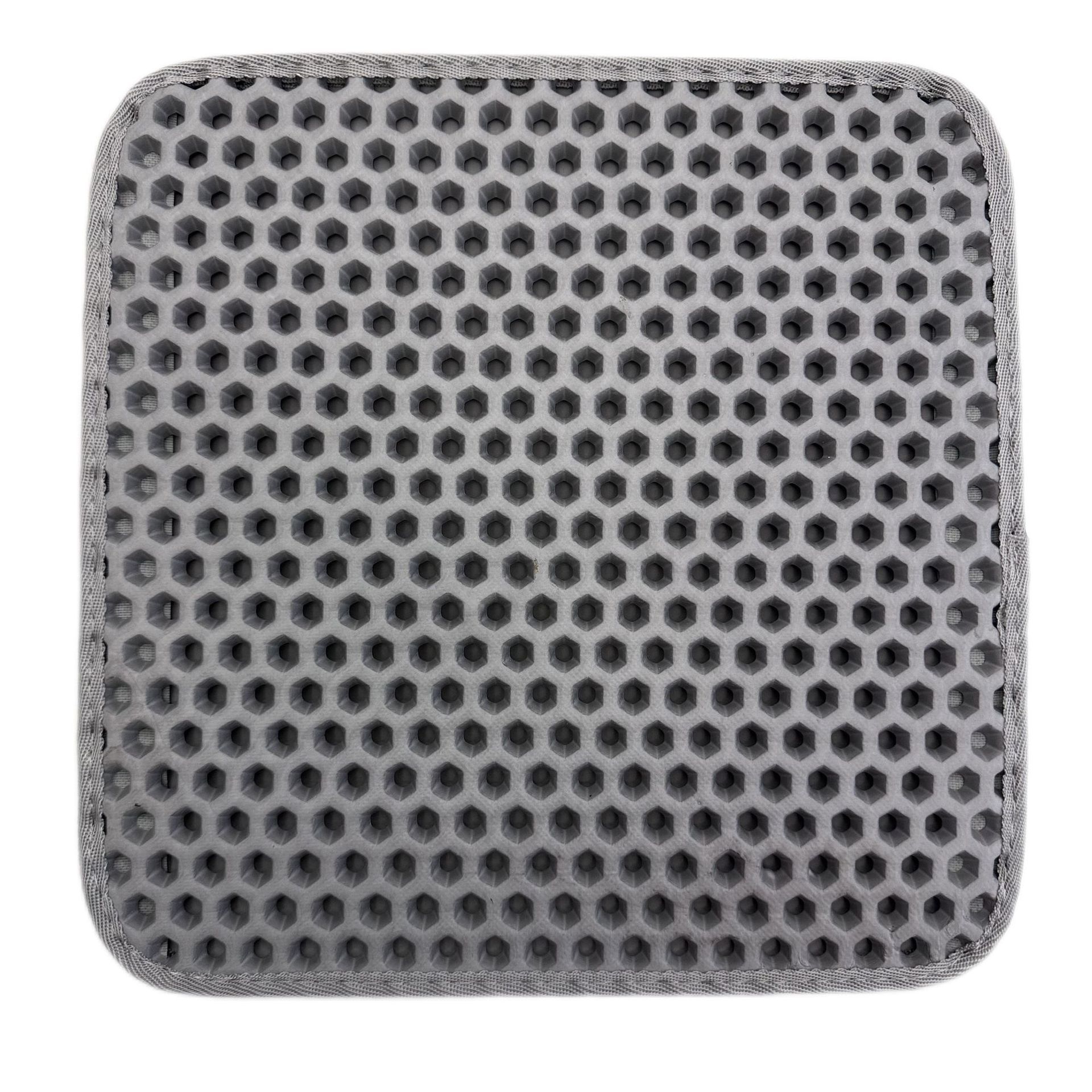 almohadilla de arena para gatos EVA lavable con agua anti-bandas antideslizante plegable almohadilla de filtración de doble capa almohadilla de control de arena para gatos al por mayor