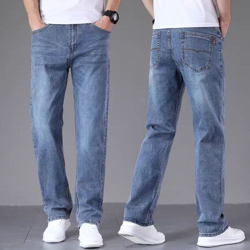 Guangdong Xintang High-end Men's Spring and Autumn Loose Straight Trouser 2025 Mid-age Leisure Pants for Men