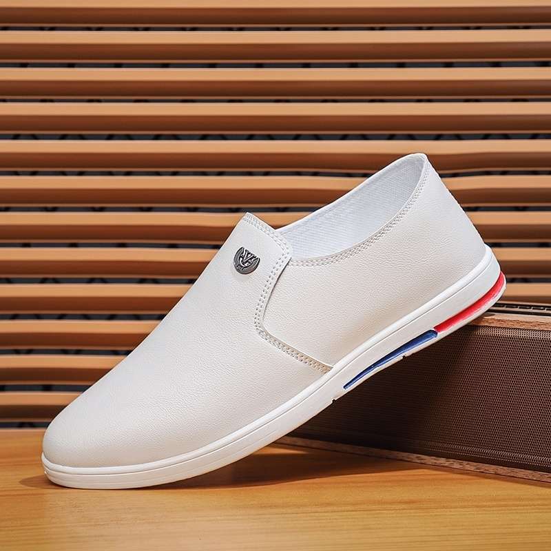 6669-2【베이지 슬립온】싱글 슈즈