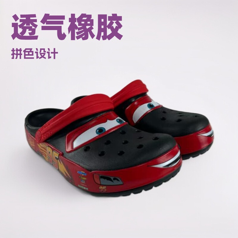 Cross Mcqueen 95 Cars Men's Croc Shoes Sports Men's Sandals for Outerwear Beach Casual Easiest for Match