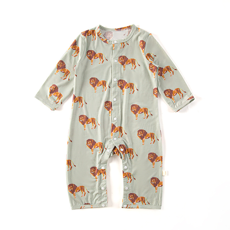 2023 nuevo mono del bebé del verano del bebé mameluco de bambú de algodón de manga larga ropa delgada ropa de aire acondicionado