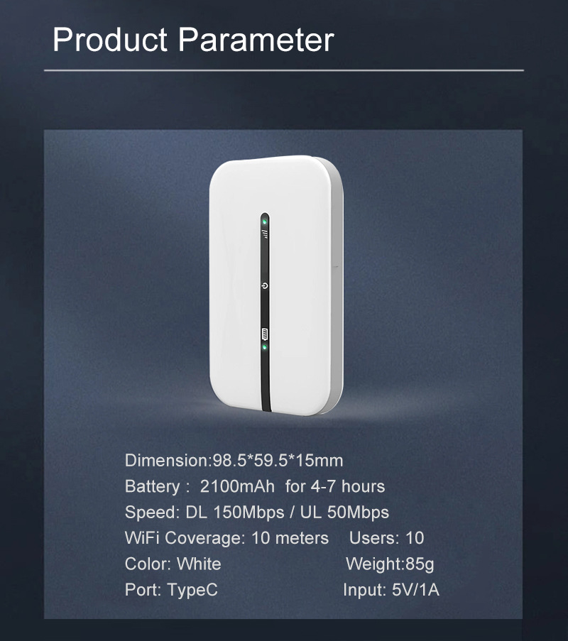 Taşınabilir wifi kablosuz ağ yüksek hızlı trafik mobil wifi taşınabilir geniş bant MiFi dizüstü İnternet kartı