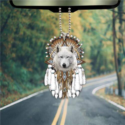 New Acrylic Car Interior Rearview Mirror Decorative Hook, Car Key Chain Backpack Accessory Hook