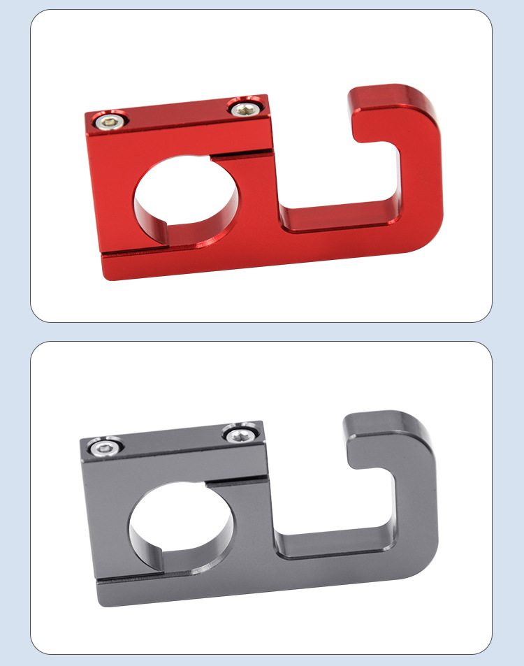Electric Motorcycle Modification Hook for Niu, Xiaogui, Pcx125 Aluminum Alloy Handlebar Hook, Storage Hook, 22mm Helmet Hook
