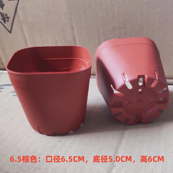 Poly -fleshy base flower pot plastic square -type circular plant…