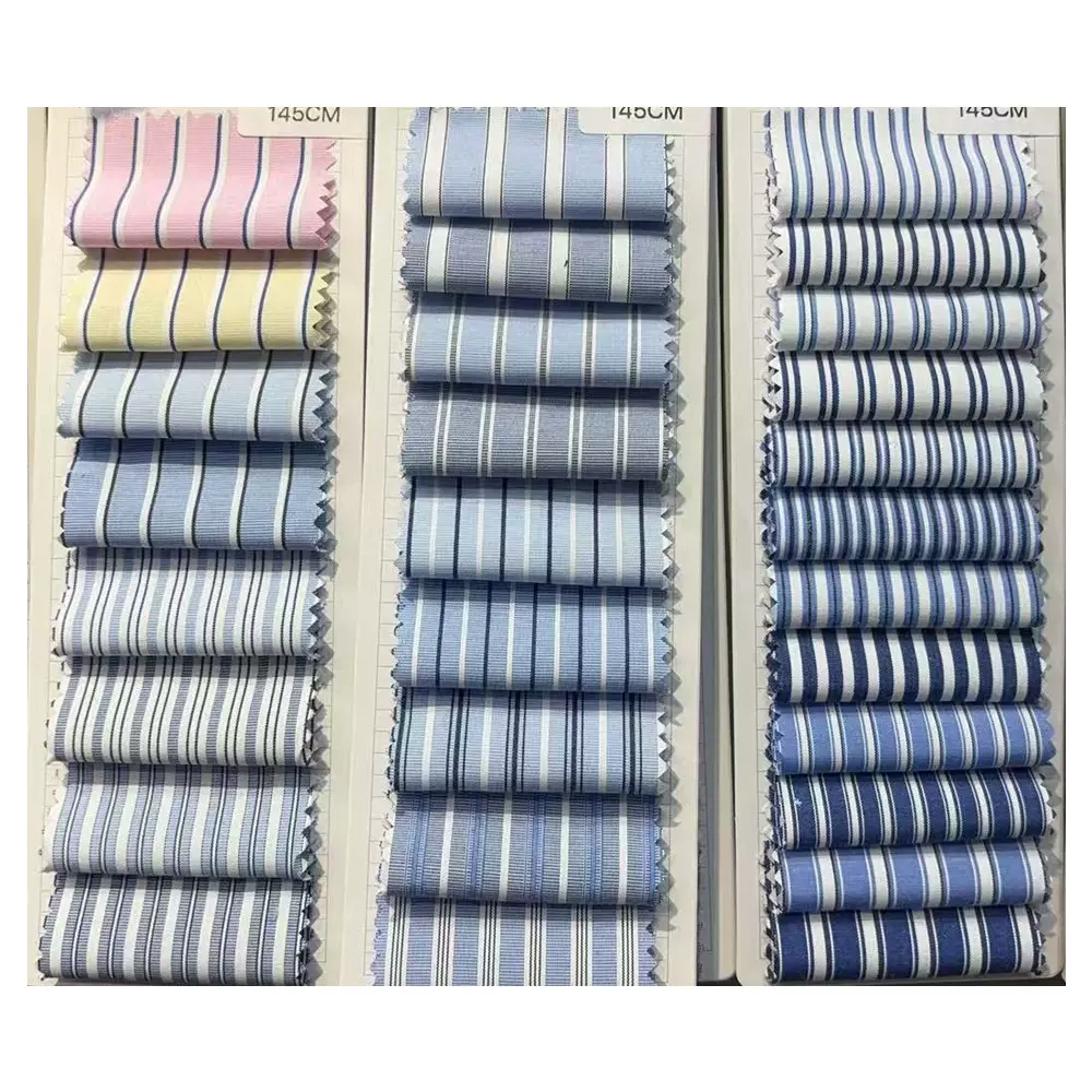 色织格子提花条纹梭织布料 JK学院风西装裙子水手服面料