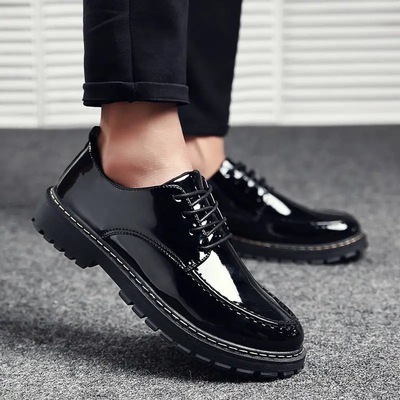 2021 summer Men's Shoes business affairs formal wear man leisure time leather shoes Trend Versatile student shoes Korean Edition leather shoes