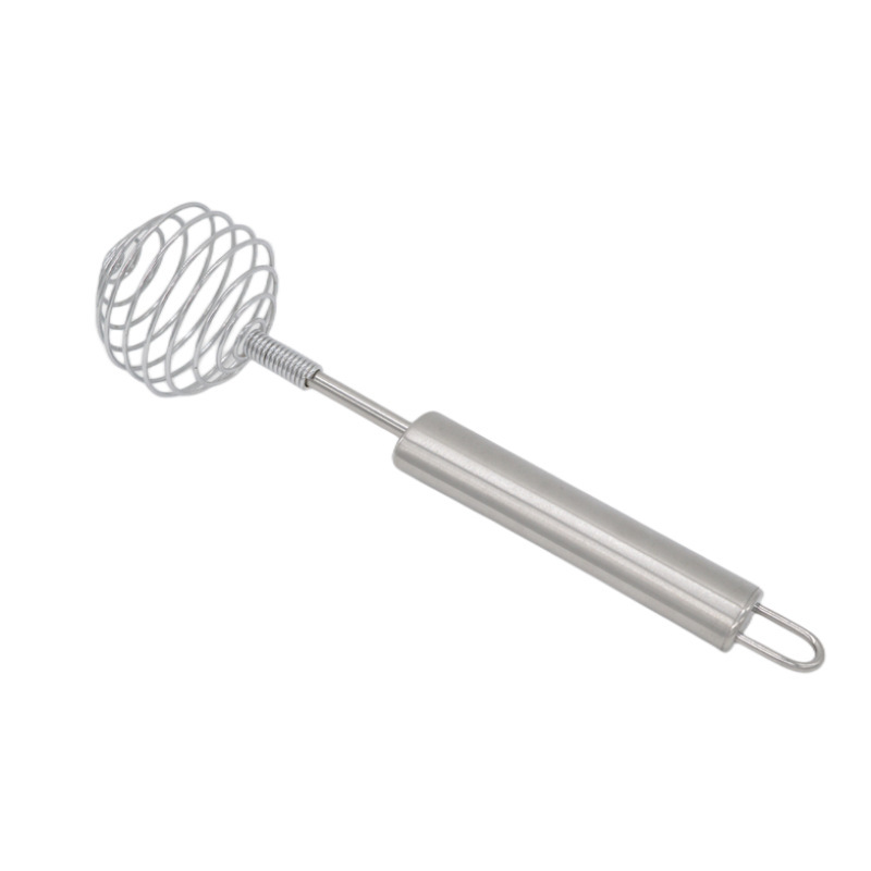 Baking Kitchen Handheld White Mixer Whisk Manual Egg Beater Stainless Steel Tool Cream Multi-use_voghion.com