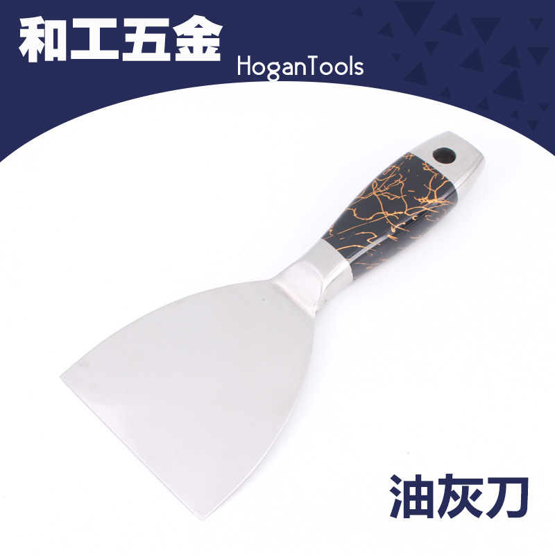 全不锈钢油灰刀 源头厂家 油灰刀 全不锈钢材质 1-10寸
