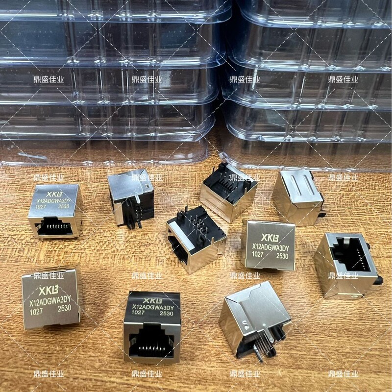 X12Adgwa3Dy1027 Without Led Ethernet Connector (Rj45 Rj11) Bent Plug