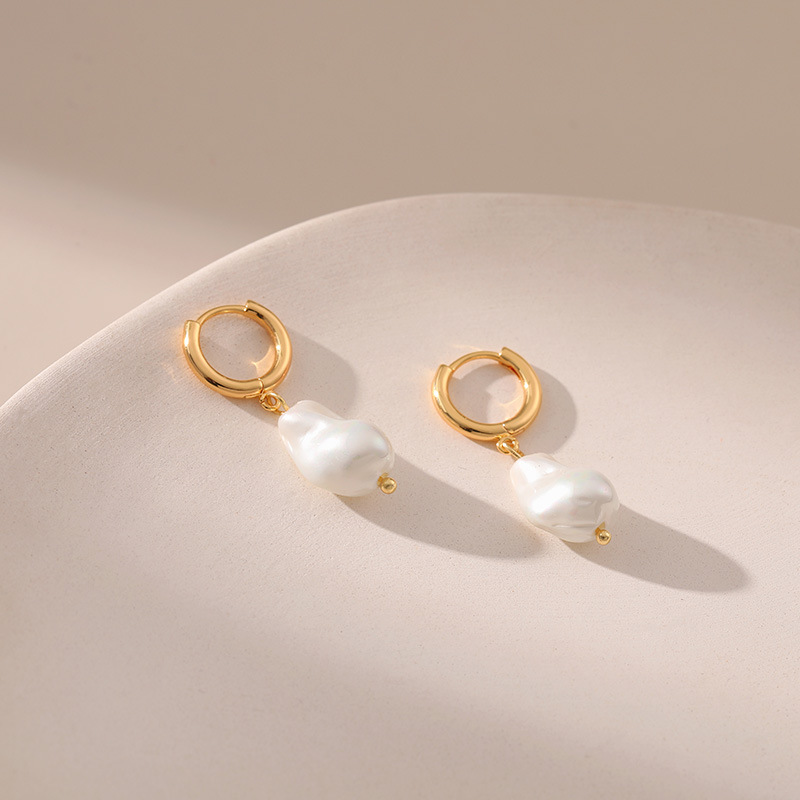 Geometric Pattern Women'S Gender 1 Pair Elegant Geometric Plating Copper 18k Gold Plated Earrings