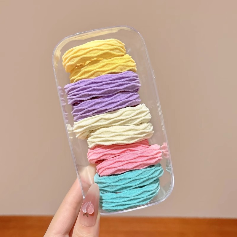 Anillo de cabello de cola de caballo de alta altura elástica de cabello duradero para mujeres 2025 nuevo estilo de alta calidad de cabello de cabello de invierno / otoño