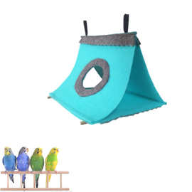 夏季透气帐篷三角窝 鹦鹉鸟房保暖鸟窝鸟吊床 宠物用品