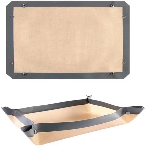 New Silicone Fiber Oven Mat for Baking High Temperature Resistant Non-Stick Rectangular Ready-Made Silicone Baking Pan