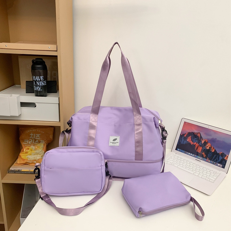 Bolsa de viaje transfronteriza larga y corta mujer espera bolsa de almacenamiento de gran capacidad separación seca y húmeda natación bolsa de acondicionamiento físico bolsa al por mayor