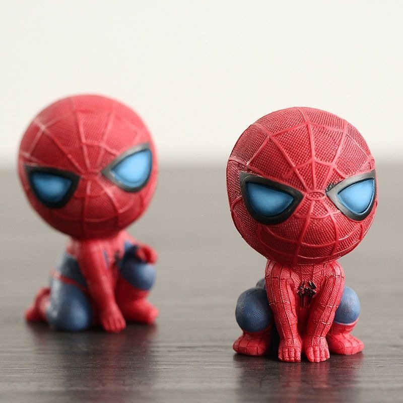 Figura de Acción de Spider-Man de PVC para Coche y Escritorio