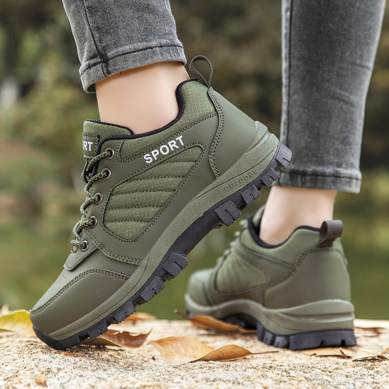 Cross-Border Large Size Women's Shoes Low-Top Hiking Shoes Casual Hiking Shoes Wear-Resistant Non-Slip Hiking Shoes