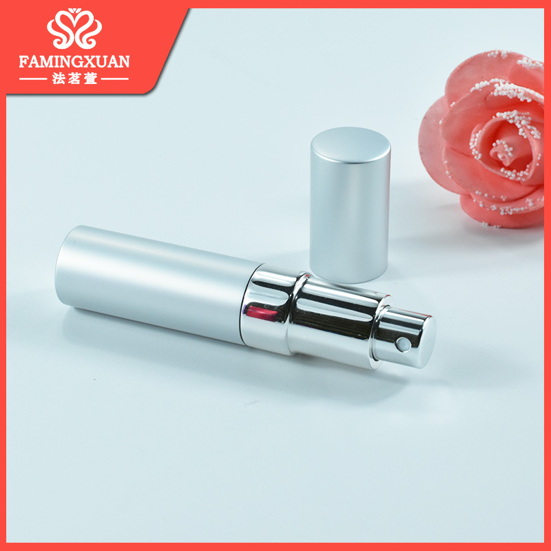 Famingxuan - Botella de Perfume Recargable, Botella de Vidrio Vacía para Perfume al por Mayor, Botella de Spray de Metal de 15 ml