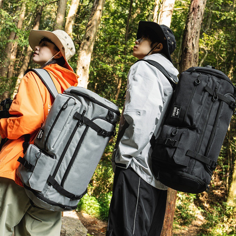 Port Flow Harajuku bolsa de viaje de gran capacidad mochila deportiva separación seca y húmeda mochila de entrenamiento independiente almacén de zapatos