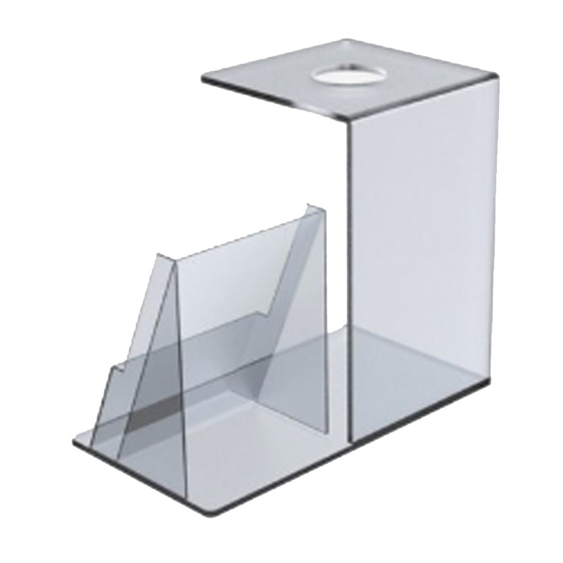 青岛亚克力UV写真印刷PVC板笔架展柜过滤水槽激光切割加工定置