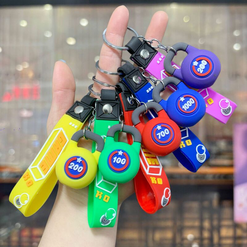 Water Bottle Dumbbell Cross-Border Hot-Selling Mini Fitness Equipment Keychain Pendant Simulation Sports Backpack Decoration Small Gift