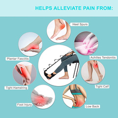 Yoga stretching belt, rehabilitation training, leg and foot stretching belt, correction belt, segmented adjustment, auxiliary hamstring stretching belt